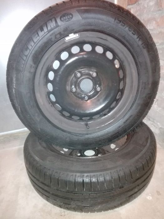 Michelin z felgami-stal Letnie \2015 rok\195/65/R15