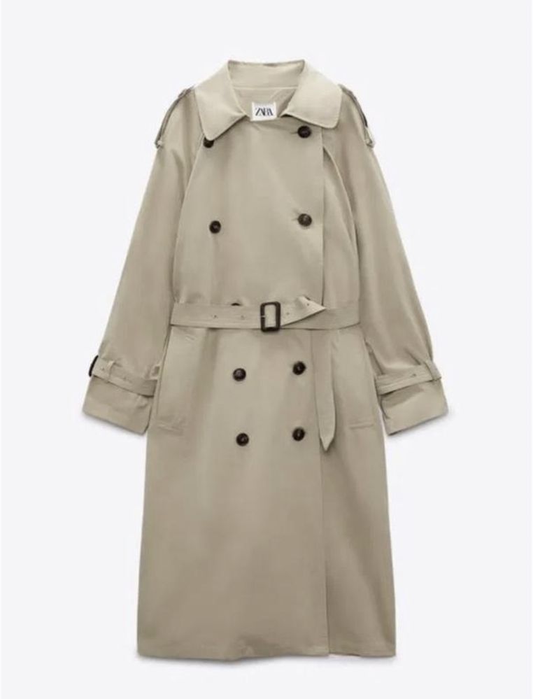 Тренч плащ zara.