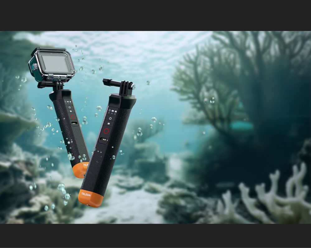 Telesin Pływak Boja Uchwyt Pływający Z Pilotem Do GoPro