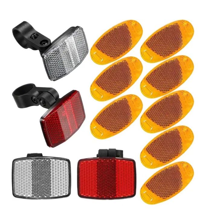 Zestaw odblasków na rower .