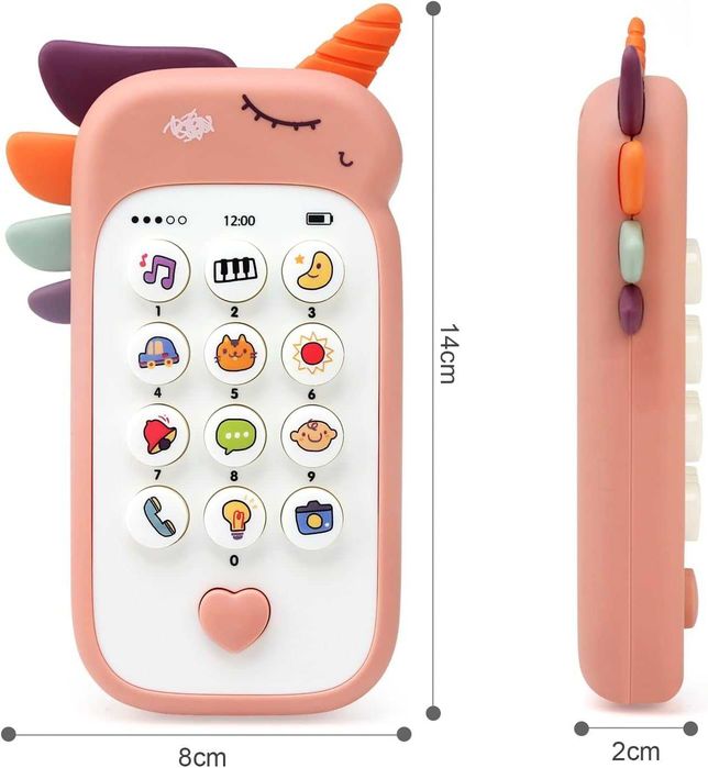 interaktywny telefon Puzzle Mobile Phone komórka dla maluszka Gryzak