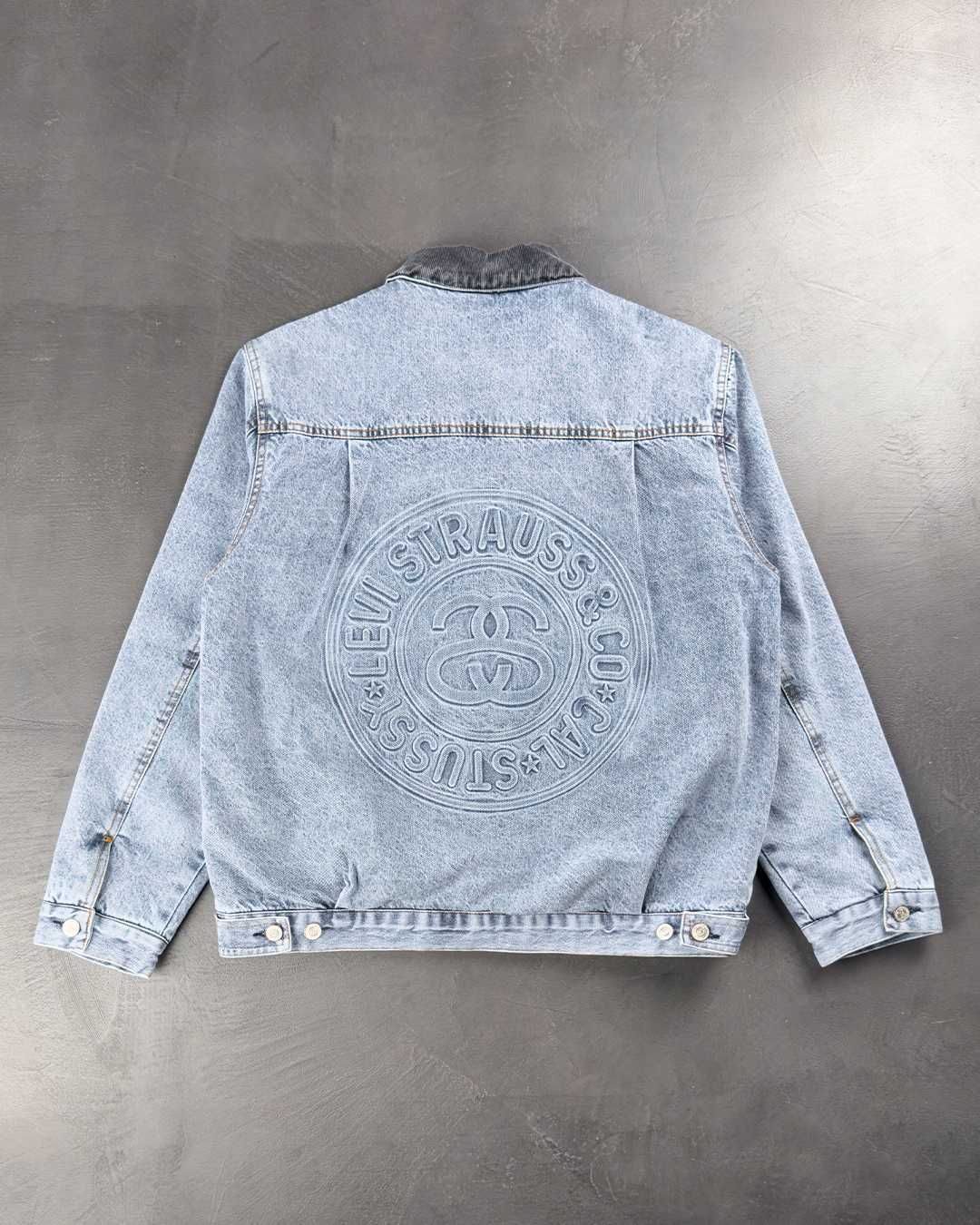 Куртка STUSSY & Levi's Embossed Trucker Jacket