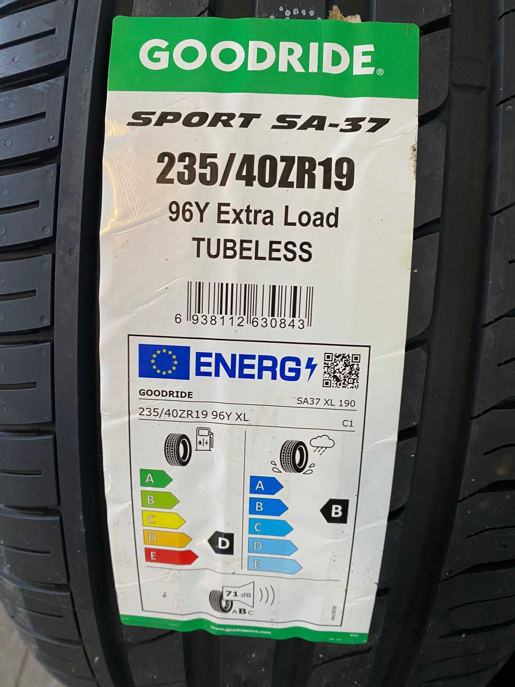 4x 235/40 ZR.19 96Y XL Goodride Sport SA-37 NOWE! 2025 rant ochronny