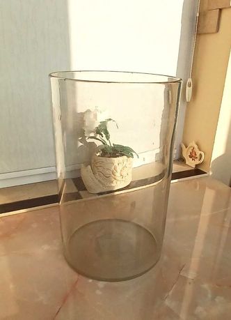 Аквариум цилиндр стеклянная колба на 10 литров
