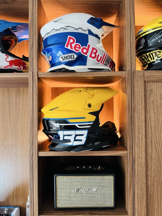 Kask żużlowy Shoei vfx-wr. Maksym Drabik