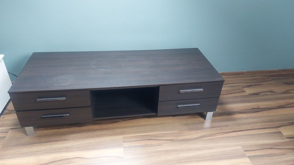 Szafka rtv Black Red White