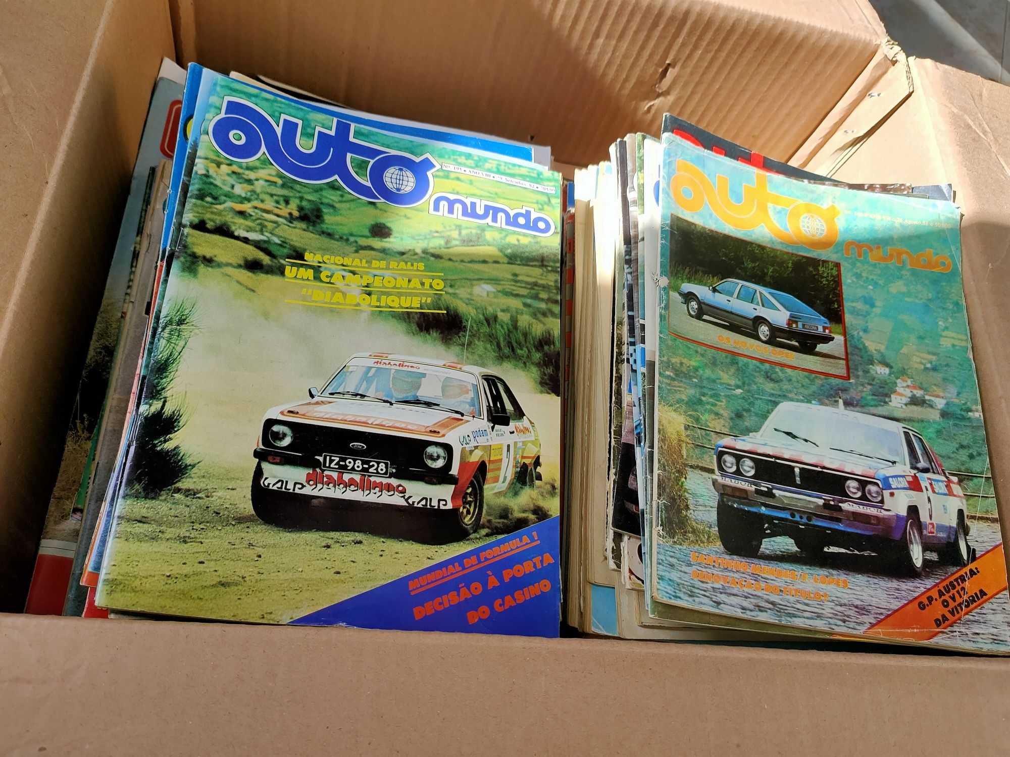 Várias revistas de automobilismo anos 60/70/89/00