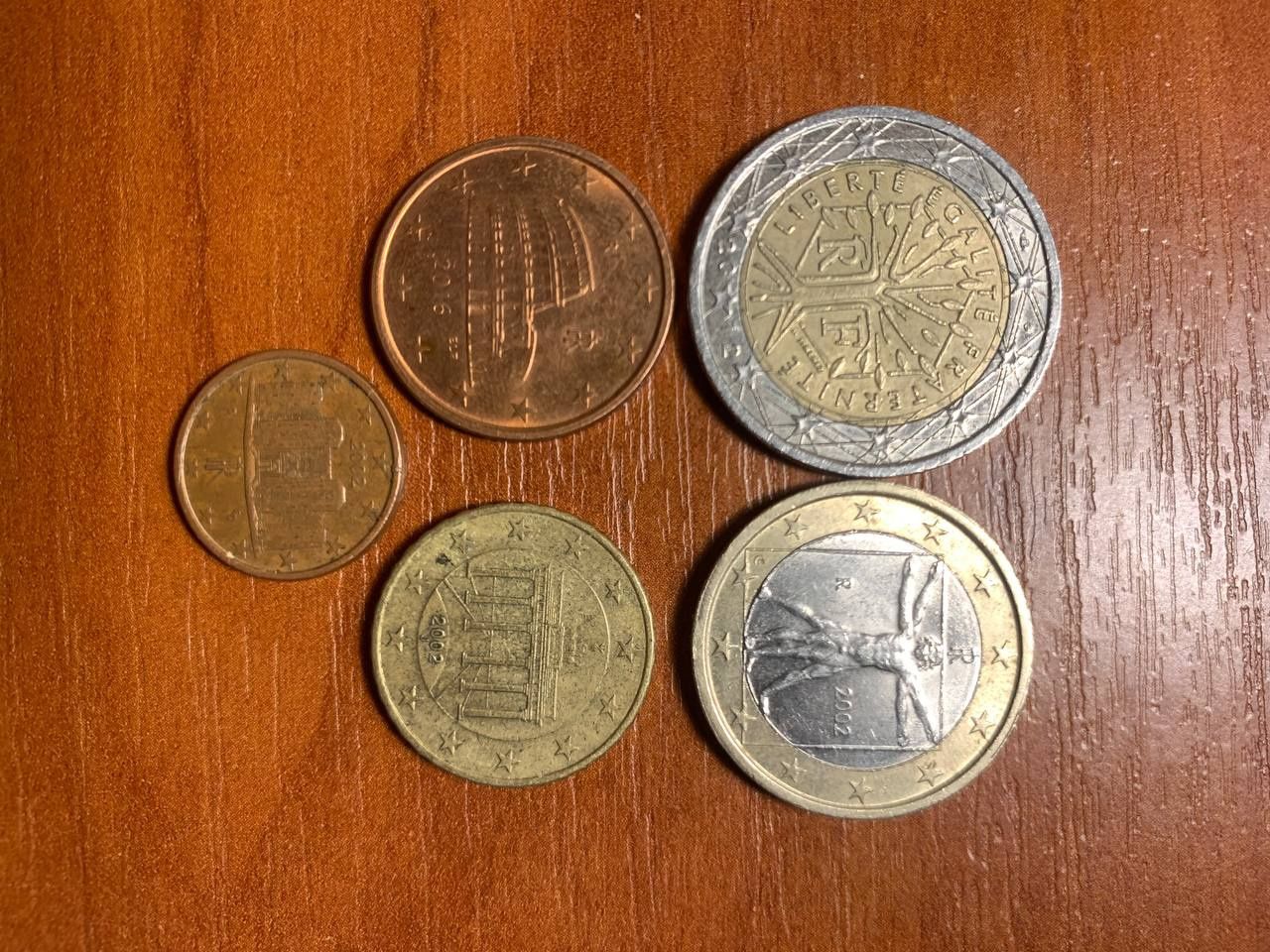Монети євро різних країн, Чехія, Хорватія,тероборона, обмін