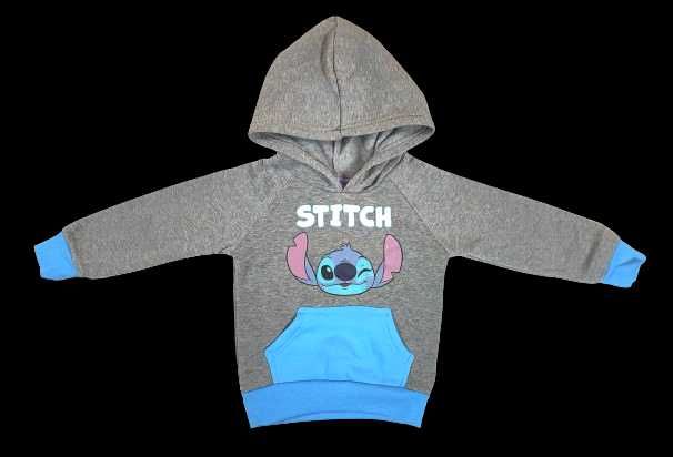 Szara bluza z kapturem Stitch 4Y / 104