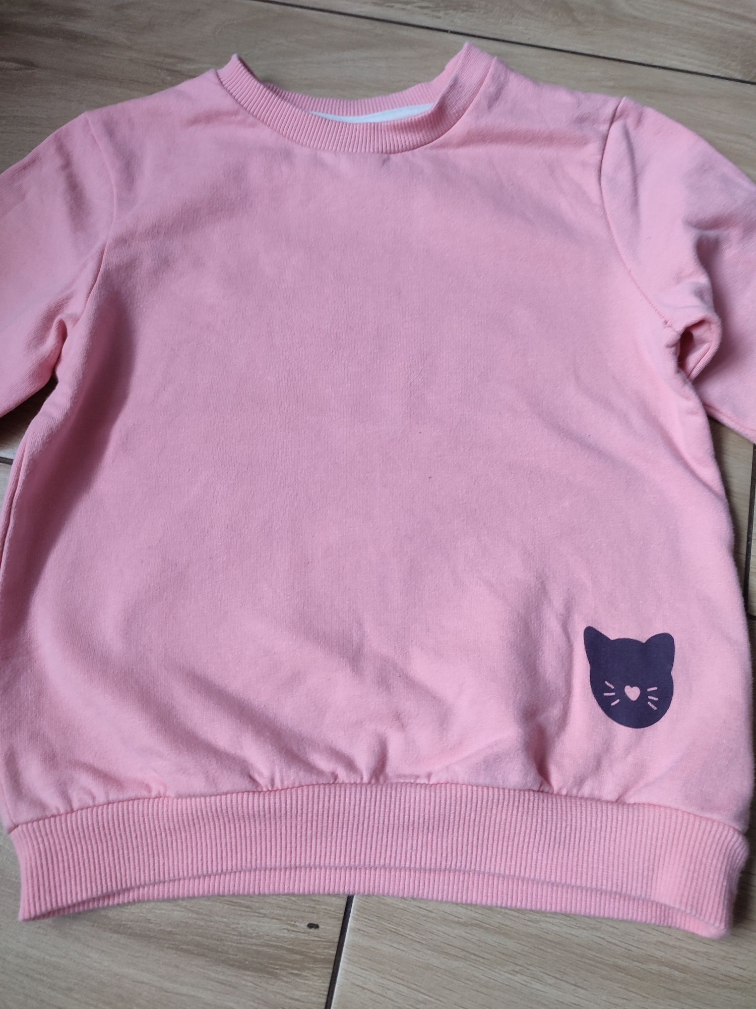 Różowa bluza z kotkiem-104