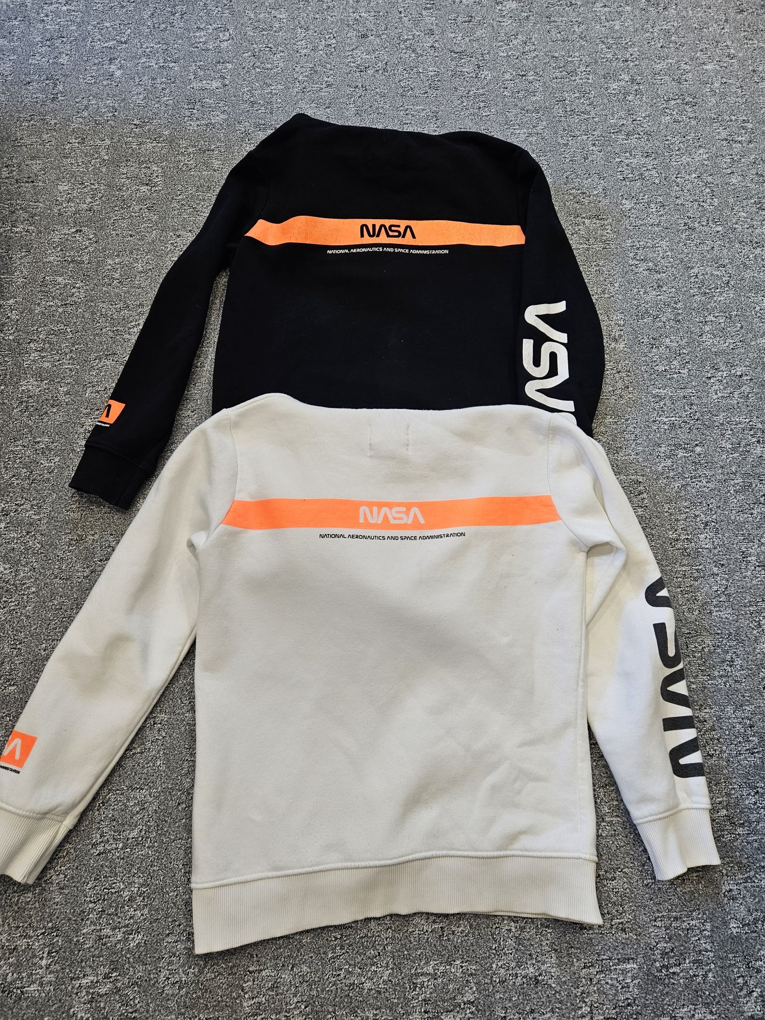 2 bluzy Nasa z kapturem rozm. 152