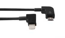 Оригінал.
Кабель microUSB to/  lightning  iPhone/iPad для пульта DJI