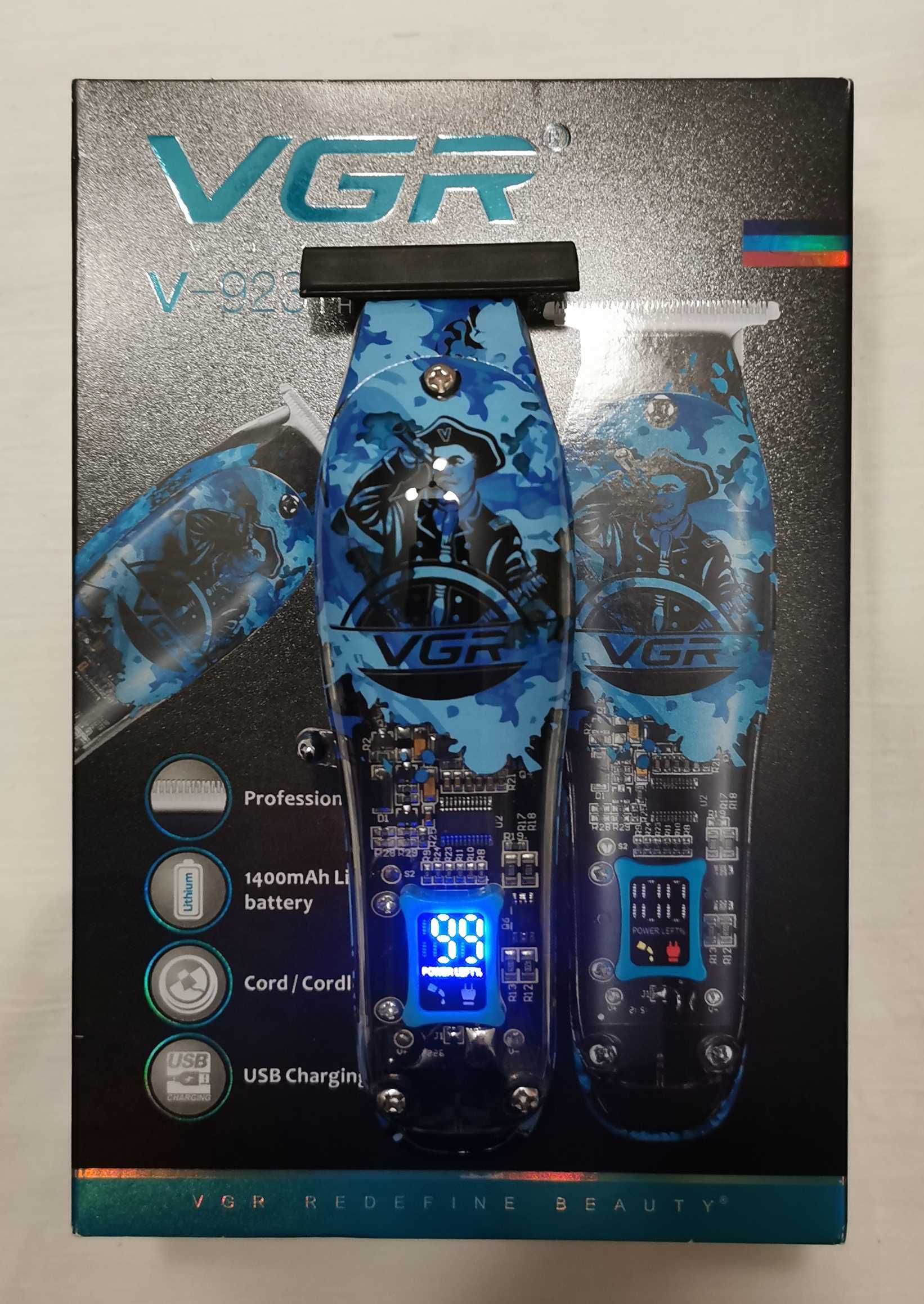 Машинка для Стрижки Волосся і Бороди Barber VGR V-923