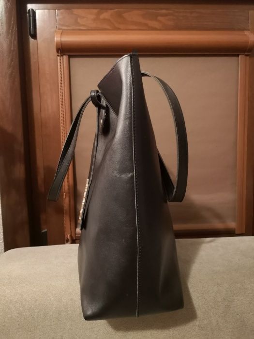 Torebka czarna shopper bag David Jones