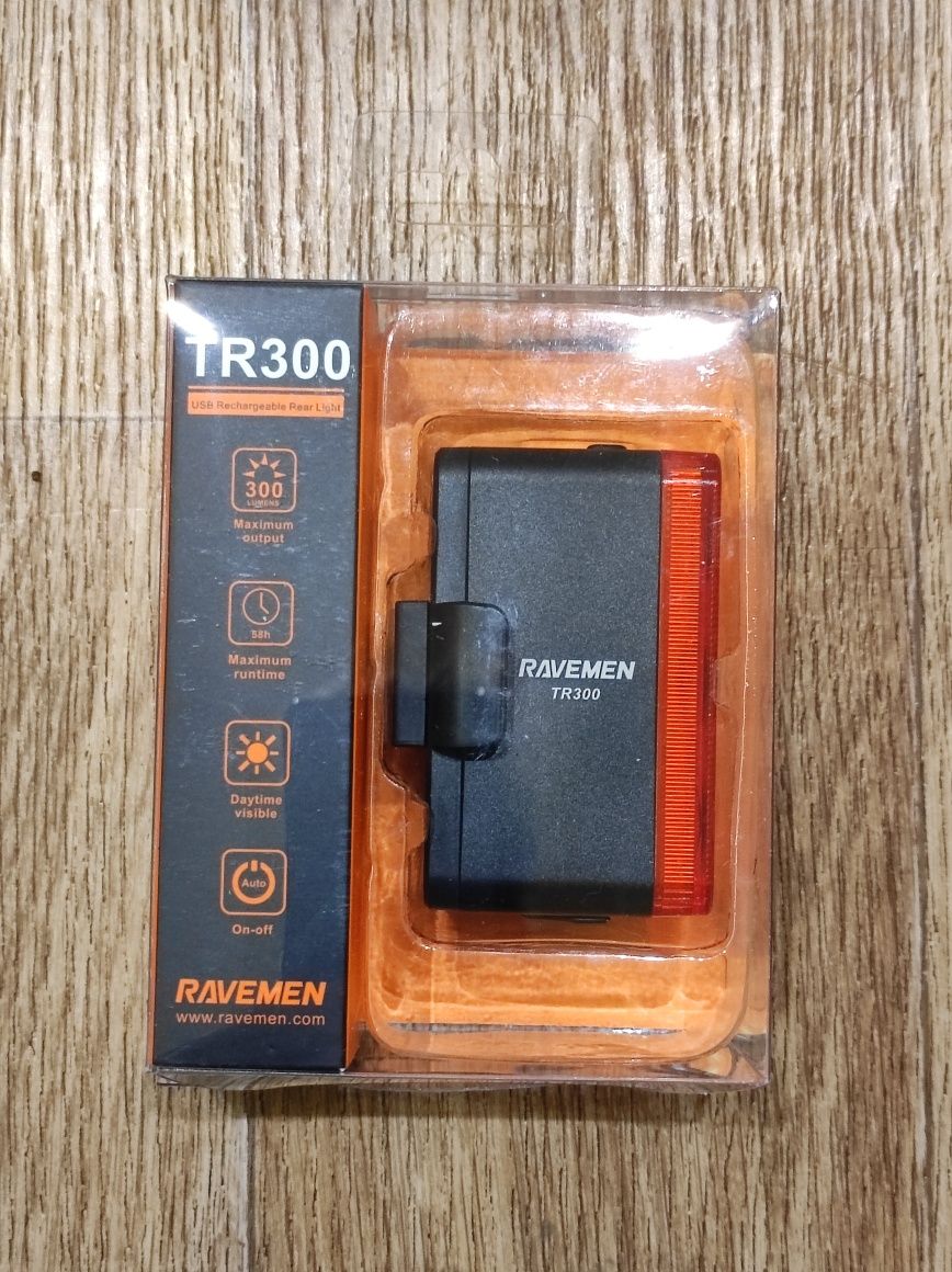 Мигалка задня Ravemen TR300 USB 300 Люмен