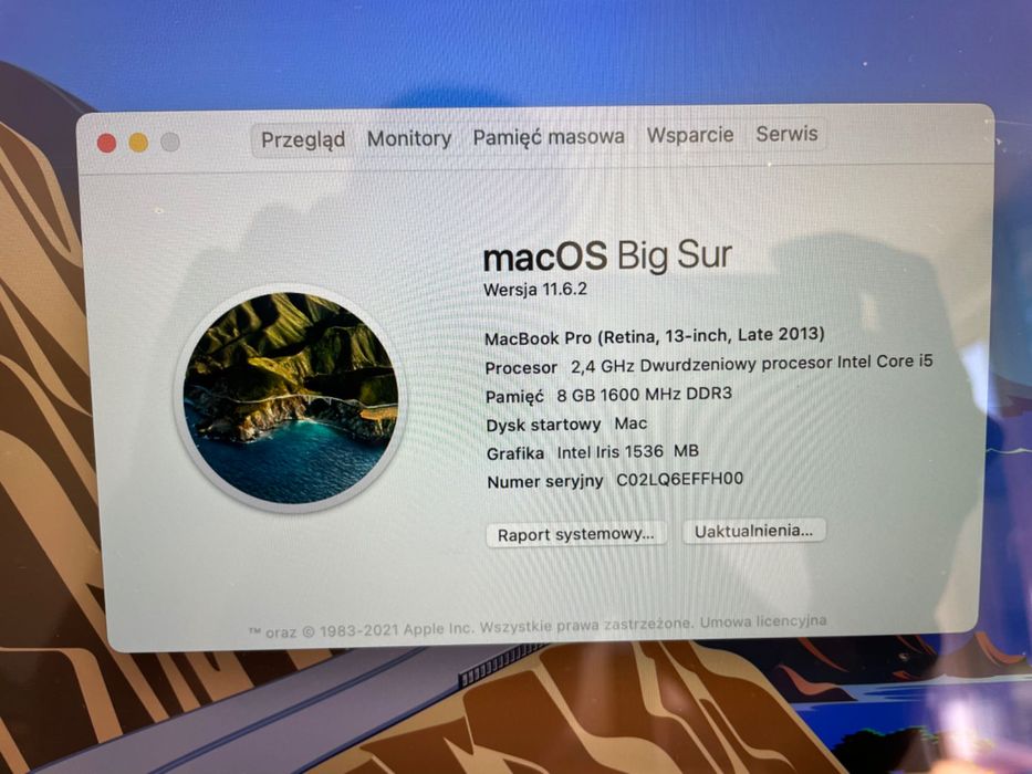 MacBook Pro (Retina, 13-inch, Late 2013)