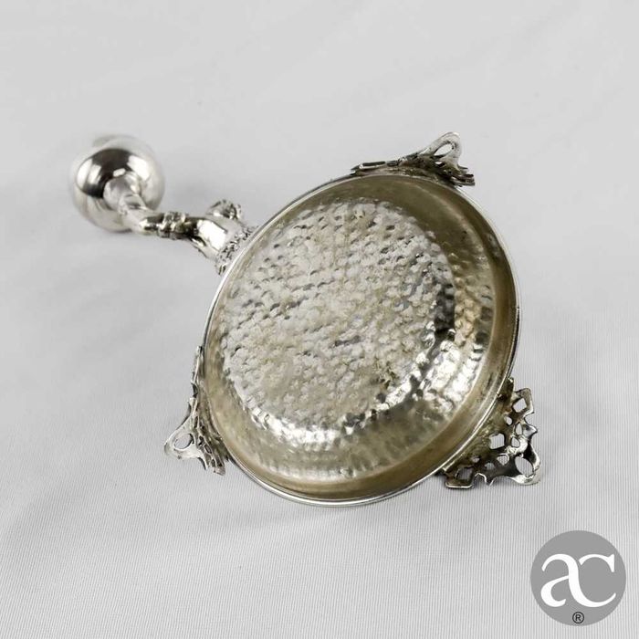 Paliteiro em prata portuguesa Javali