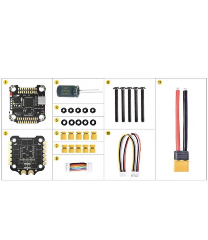 Польотний контролер із регулятором швидкості SpeedyBee F405 V3 BLS 50A