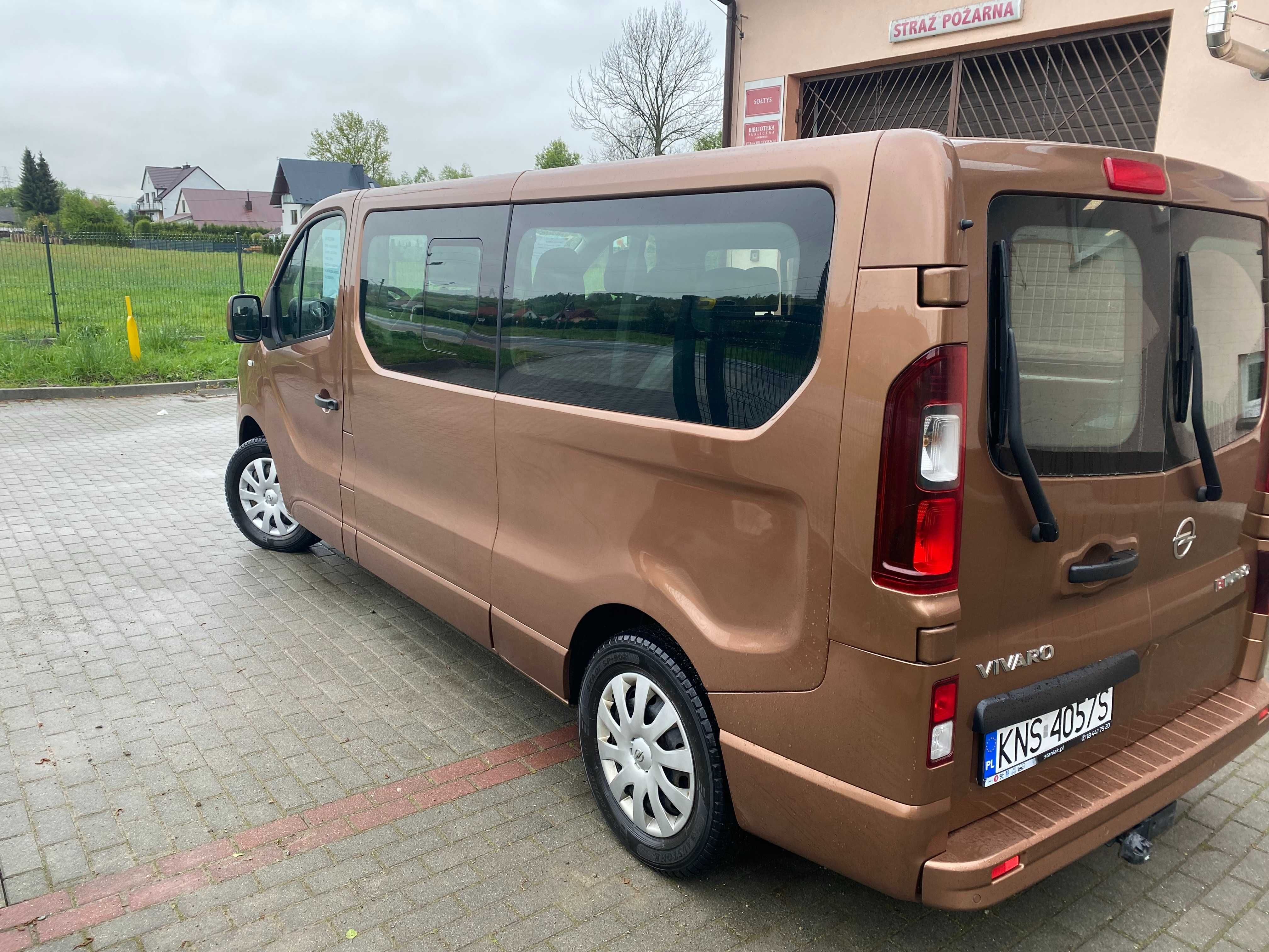 OPEL VIVARO B 1.6CDTI BI-Turbo 2018 9 osobowy Long 142000km zadbany