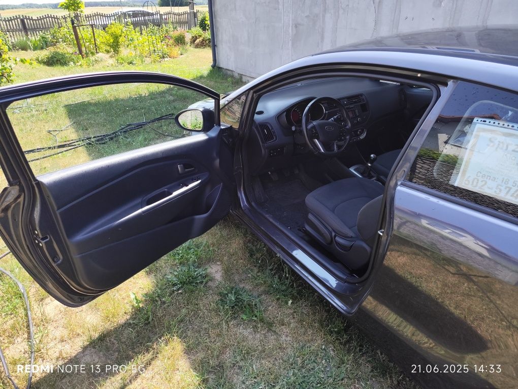 Kia Rio 2012 r. BENZYNA 1.2.  3 drzwiowe