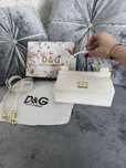 Маленькая белая сумка mini dolce & gabbana sicily