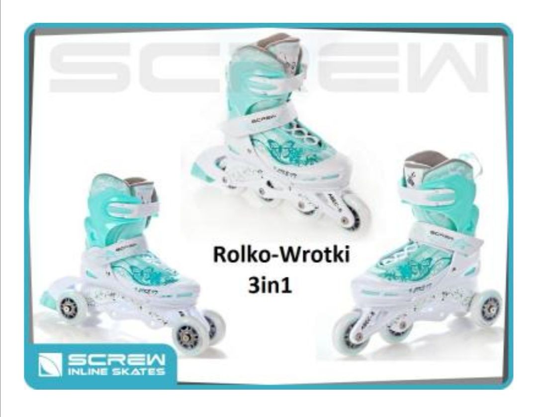 Rolko-wrotki + kask