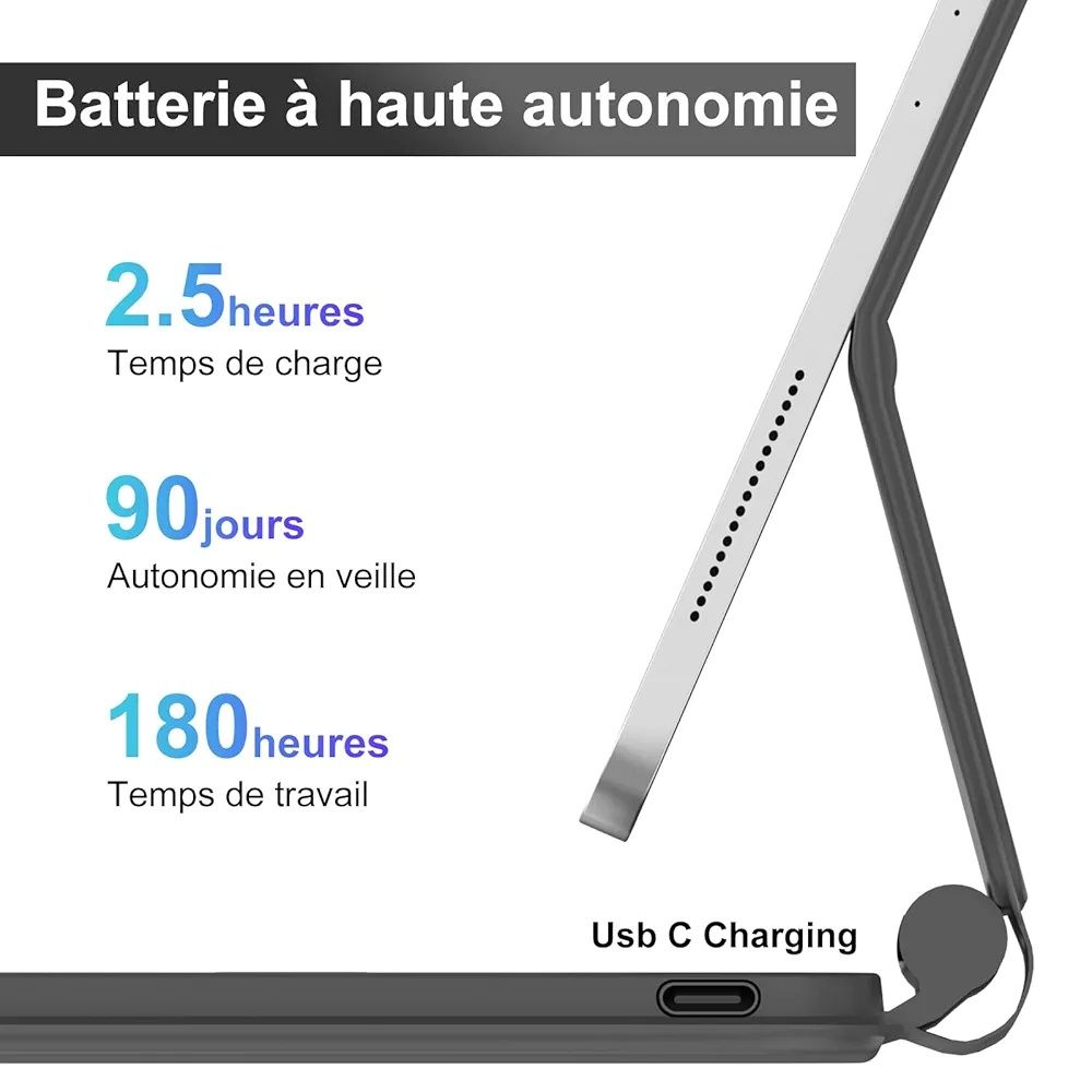SENGBIRCH klawiatura iPad Air 11" M2/M4 Pro 11" Bluetooth touchpad mag