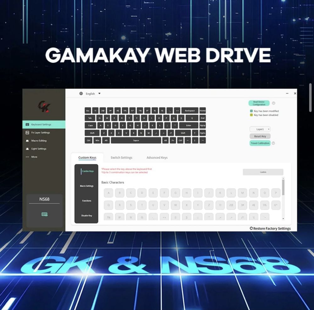 Магнитная клавиатура | клавиатура на розовых свечах | GAMAKEY x Naugh