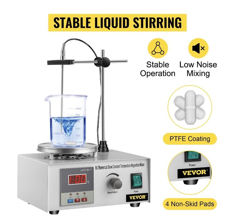 Нагрівальна плита магнітної мішалки 85-2 Мішалка магнітна 220В DOB