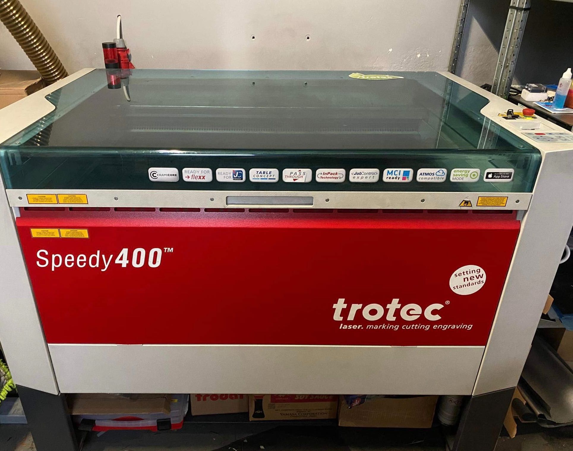 Laser trotec speedy 400