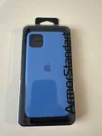 Чехол на телефон iphone 11 pro max case ( лазурний, голубий)