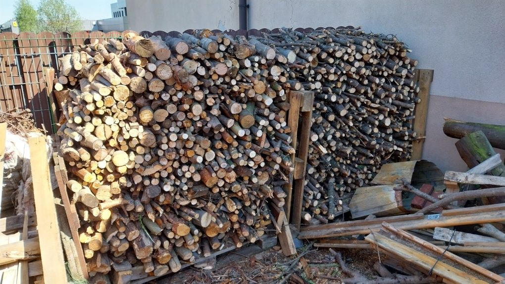 Drewno na opał ok. 6-7m3 pocięte w większości