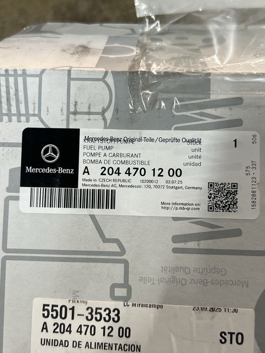 Bomba de Combustivel Mercedes