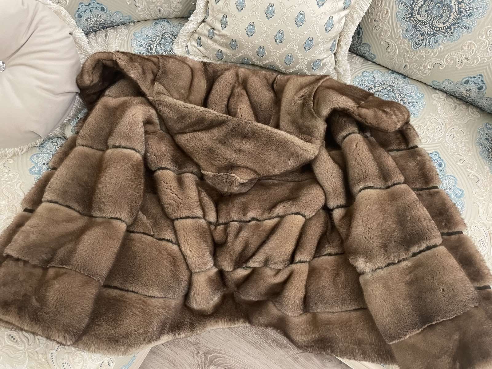Норковая шуба finezza furs, Греция, размер 42 ( s- m)