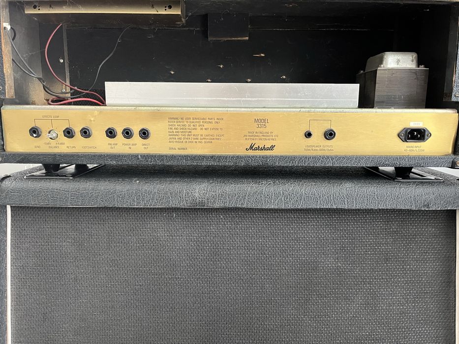 Kolumna Marshall 1960a lead + head Marshall 3315