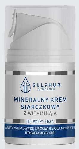 Mineralny krem Siarczkowy z witaminą A  100 ml.