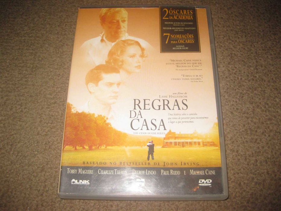 DVD "Regras da Casa" com Michael Caine/Raro!