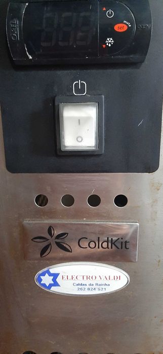 Frigorifico industrial horizontal de restaurante ou cafe