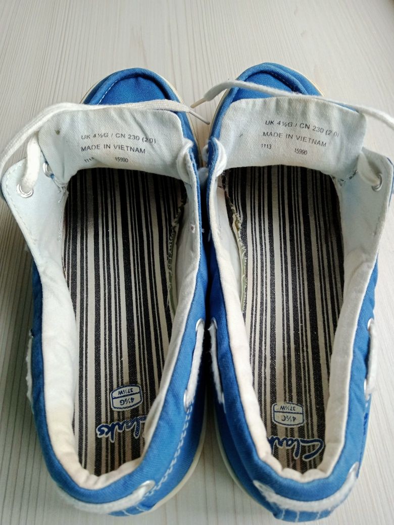 Мокасини Clarks кеди котонові жіночі