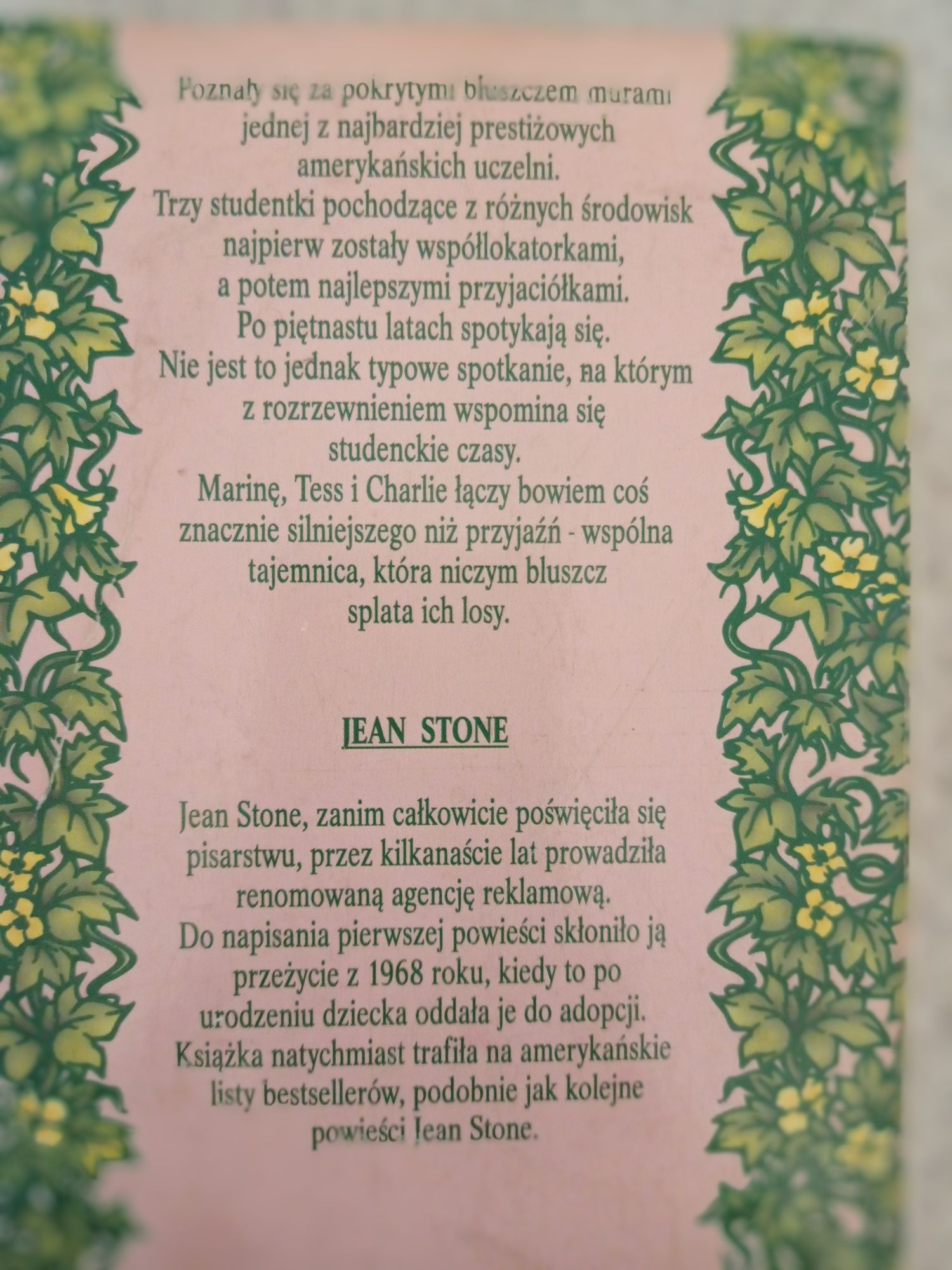 Sekrety bluszczu. Jean Stone