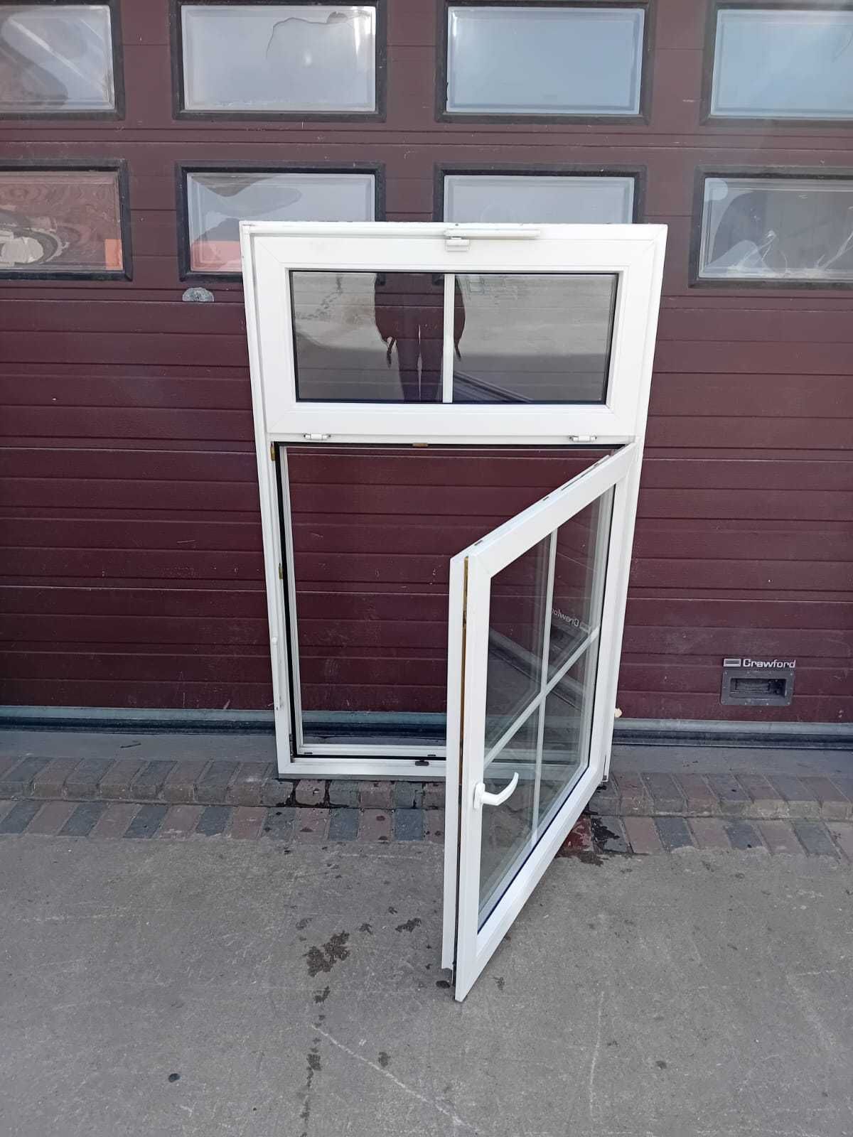 Okna kamieniczne 116x171 pcv plastikowe okno z krzyżem DOWÓZ CAŁY KRAJ