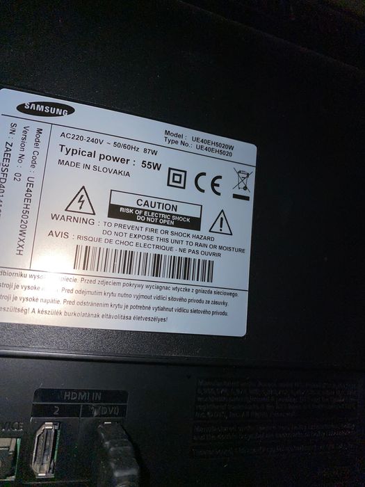 telewizor Samsung 40" cali LED full HD