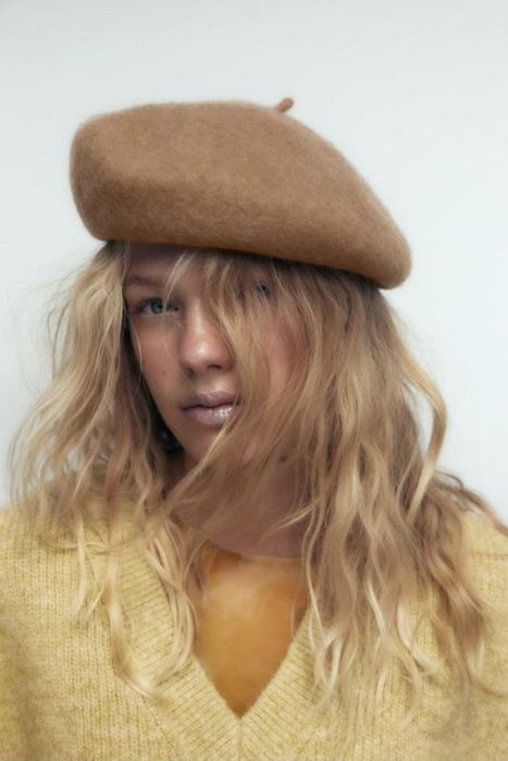 Берет шерсть zara