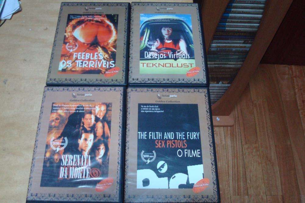 lote 6 dvds originais fantasporto,sex pistols o filme.