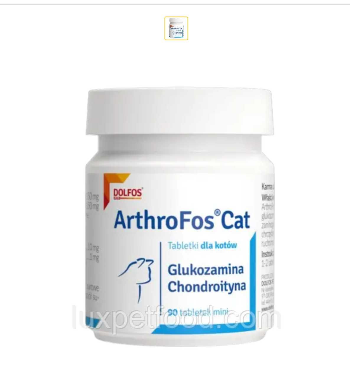 Arthrofos Сat 90шт БАД хондропротектор для для котів хондроїтин