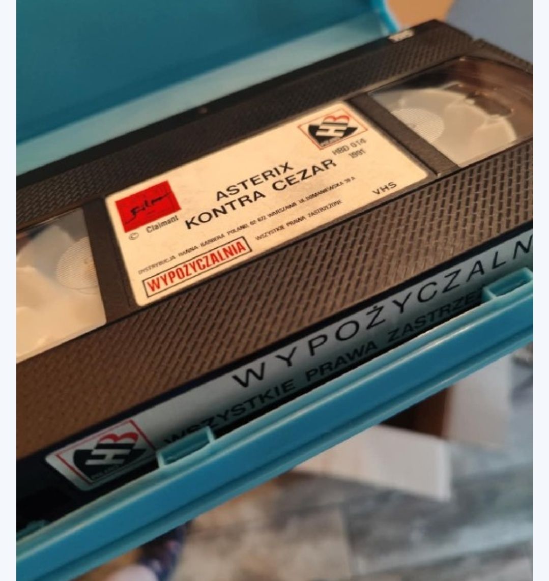 KASETA VHS – Asterix kontra Oberix unikat!