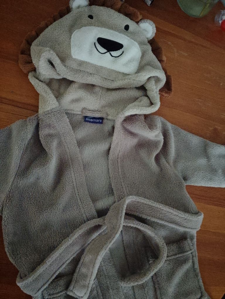 Szlafrok dziecięcy dla dziecka lew tygrysek 98/104