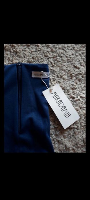 Sukienka granatowa nowa L komunia chrzest Wielkanoc wesele