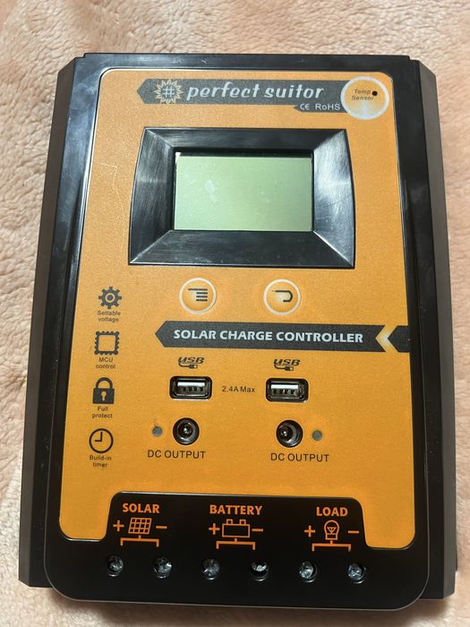 Kontlorer solarny 12/24 V 70A