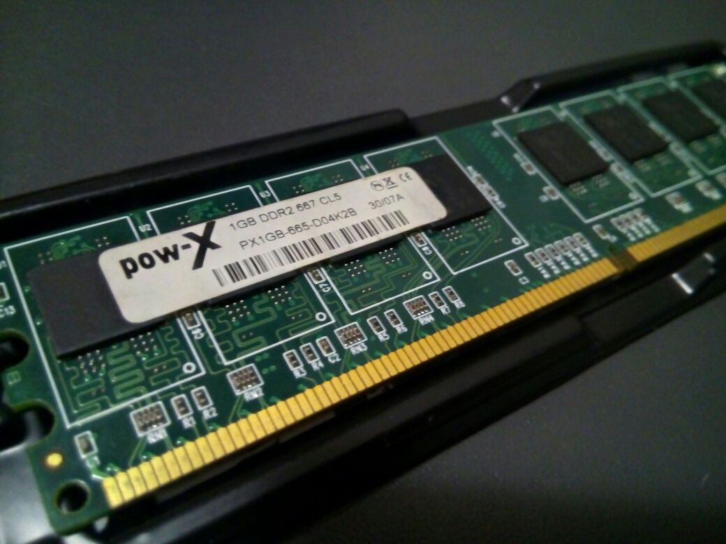 Оперативная память DDR2-667 1Gb PC2-6400
CL5